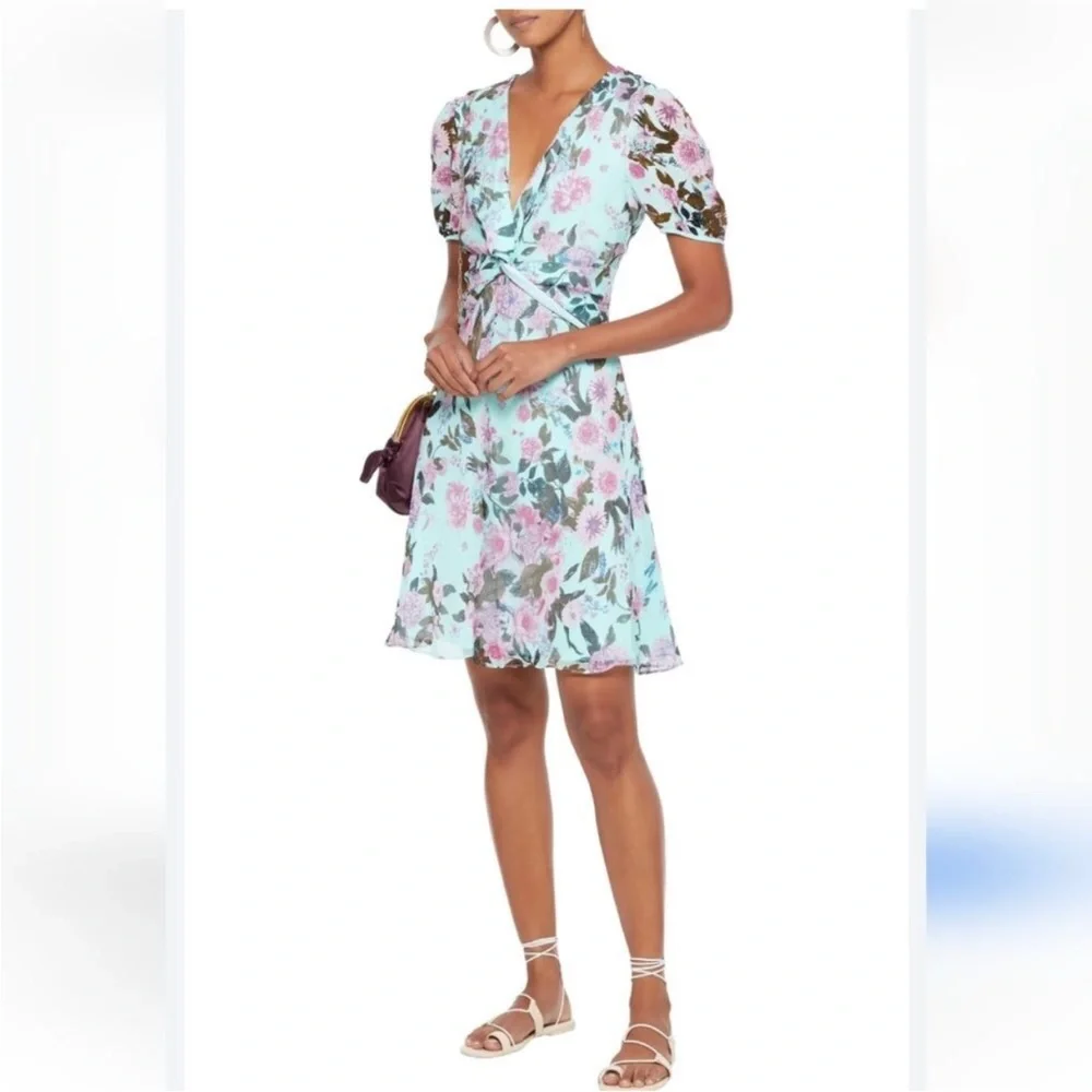 Diane Von Furstenberg Jillian Dress Lilac Small Lagoon